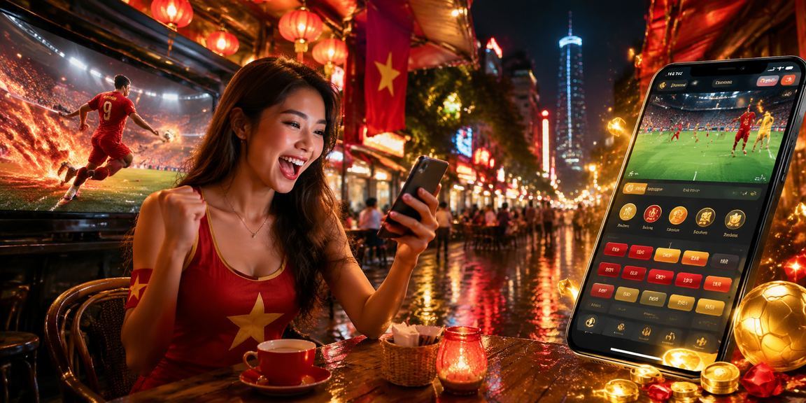 Người dùng TP. Hồ Chí Minh theo dõi kèo esports tại quán cà phê buổi tối